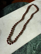 Load image into Gallery viewer, Vintage Brown Pearl Sterling Silver Necklace 17”
