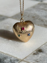 Load image into Gallery viewer, Vintage 1960s Solid 14k Gold Starburst Heart
