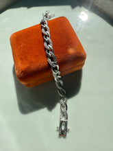 Load image into Gallery viewer, Solid Sterling Silver Bracelet 7.5”
