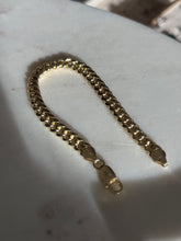 Load image into Gallery viewer, Solid Italian Gold Vermeil Cuban Link Bracelet 7.5”
