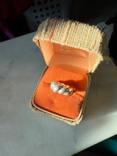 Load image into Gallery viewer, Croissant Sterling Silver Ring Size 6.25
