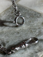 Load image into Gallery viewer, Midcentury Sterling Silver Watch Chain
