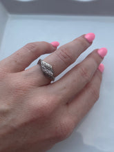 Load image into Gallery viewer, Diamond Cut Sterling Silver Ring
