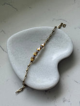 Load image into Gallery viewer, Citrine Gold Vermeil Bracelet 7.5”
