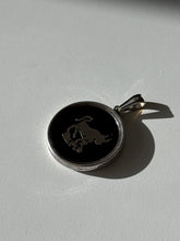 Load image into Gallery viewer, Vintage Taurus Zodiac Sterling Silver Pendant
