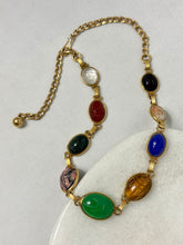 Load image into Gallery viewer, Vintage Gold Plated Carved Scarab Beetle Necklace

