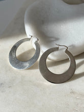Load image into Gallery viewer, Vintage Sterling Silver Hoops
