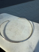 Load image into Gallery viewer, Vintage Sterling Silver Torque Necklace
