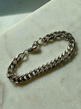 Load image into Gallery viewer, Double Curb Sterling Silver Bracelet 7”
