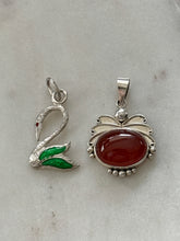 Load image into Gallery viewer, Vintage Carnelian Sterling Silver Pendant
