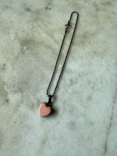 Load image into Gallery viewer, Pink Heart Sterling Silver Ankle Bracelet
