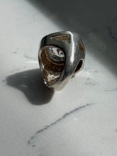 Load image into Gallery viewer, Chunky Quartz Sterling Silver Ring Size 6.25
