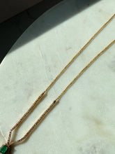 Load image into Gallery viewer, Italian Vintage 14k Yellow Gold 2.0ctw Natural Diamond &amp; Emerald Necklace

