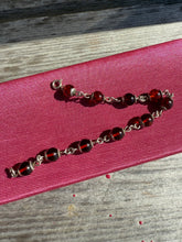 Load image into Gallery viewer, Vintage Amber Sterling Silver Bracelet 7”
