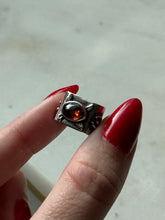 Load image into Gallery viewer, Cabochon Topaz Sterling Silver Ear Cuff
