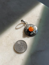 Load image into Gallery viewer, Orange Sterling Silver Pendant
