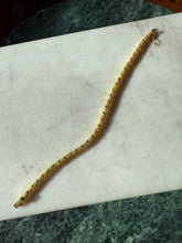 Load image into Gallery viewer, Opal Gold Vermeil Tennis Bracelet 7”
