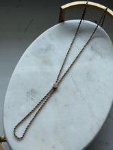 Load image into Gallery viewer, Antique Gold Fill &amp; 10k Gold Slider Watch Rope Chain w/ Dog Clip
