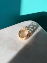 Load image into Gallery viewer, Multi Gemstone Gold Vermeil Ring Size 8.25
