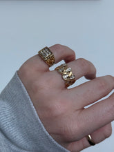 Load image into Gallery viewer, Vintage Natural Diamond Square 14k Gold Ring Size 4.75
