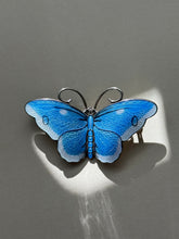 Load image into Gallery viewer, Norway Sterling Enamel Butterfly Brooch
