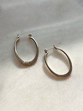 Load image into Gallery viewer, Vintage Sterling Silver Hoop Earrings
