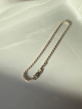 Load image into Gallery viewer, Italian Sterling Rope Bracelet 7.25”
