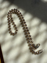 Load image into Gallery viewer, Italian Solid Sterling Silver Ball Chain Necklace 16”

