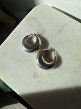 Load image into Gallery viewer, Italian Sterling Silver Hoops
