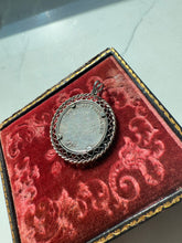 Load image into Gallery viewer, Vintage Quarter Ounce Fine Silver Enamel Cameo Pendant
