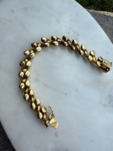 Load image into Gallery viewer, Italian Gold Vermeil San Marco Bracelet 8”
