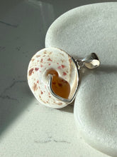 Load image into Gallery viewer, Vintage Sterling Silver Seashell Pendant
