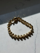 Load image into Gallery viewer, Disco San Marco Gold Vermeil Bracelet 7.5”
