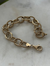 Load image into Gallery viewer, Italian Gold Vermeil Bracelet 7.5”
