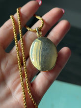 Load image into Gallery viewer, Floral Locket Gold Plated Necklace 18”
