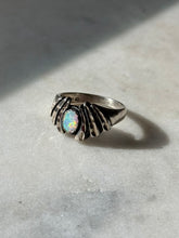 Load image into Gallery viewer, Vintage Opal Sterling Silver Ring Size 8
