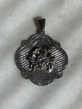 Load image into Gallery viewer, Cancer Zodiac Ruby Sterling Silver Pendant
