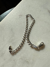 Load image into Gallery viewer, Cuban Link Sterling Silver Bracelet 7.5”
