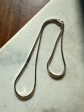 Load image into Gallery viewer, Italian Vintage Sterling Silver Snake Chain 16”
