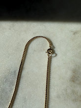 Load image into Gallery viewer, Vintage 1/20 12k Gold Filled Green &amp; Pink Glass Stone Necklace 16”
