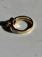 Load image into Gallery viewer, Vintage Spessartine Garnet 14k Gold Ring Size 8
