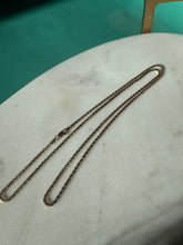 Load image into Gallery viewer, Italian Dainty Gold Vermeil Chain 22”

