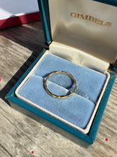 Load image into Gallery viewer, Braided Gold Vermeil Link Dainty Ring Size 6.25
