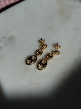 Load image into Gallery viewer, Gold Vermeil Puffy Mariner Earrings
