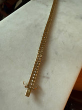 Load image into Gallery viewer, Gold Vermeil CZ Tennis Bracelet 8”
