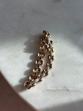 Load image into Gallery viewer, Gold Vermeil Panther Link Bracelet 7.25”
