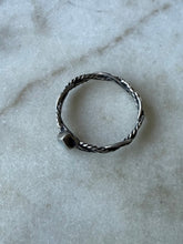 Load image into Gallery viewer, Braided Mother of Pearl Sterling Silver Ring
