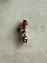 Load image into Gallery viewer, Enamel Woman w/ Fruit Basket Sterling Silver Charm
