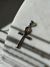 Load image into Gallery viewer, Sterling Silver Ankh Pendant
