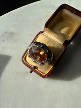 Load image into Gallery viewer, Chunky Multistone Sterling Silver Ring Size 6.25
